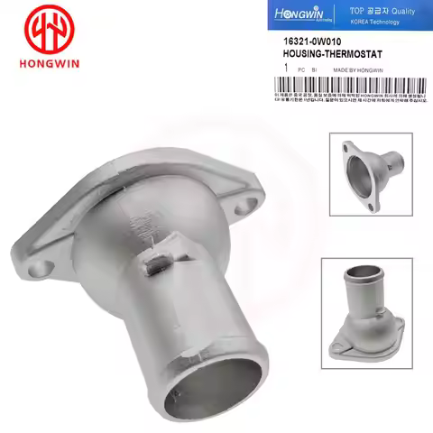 Genuine No: 16321-0W010 HONGWIN Coolant Thermostat Housing Water Inlet Pipe Fits Toyota Tacoma T100 