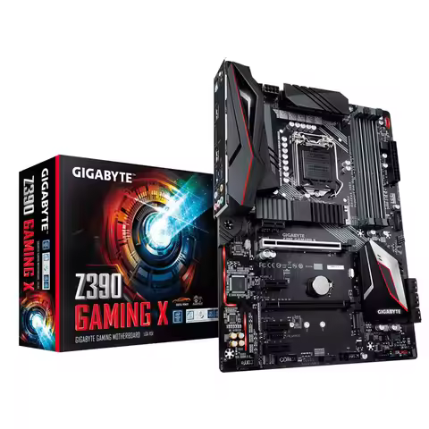 New GIGABYTE Z390 GAMING X LGA1151 Motherboard DDR4 Intel i9 i7 i5 i3 CPU Intel Z390 Gaming Placa-mã