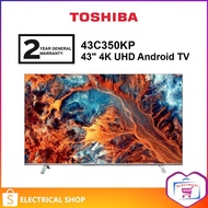 Toshiba 43" 4K UHD Android TV Bezel-less Design 43C350KP Television