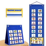 YYS Kids Daily Schedule Chart 18+1 Pocket Visual Schedule Chart Visual Timetable Chart Daily Routine