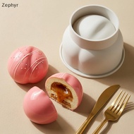 Zephyr Silicone Honey Peach Mold For Baking 3D Fruit Shape Chocolate Candy Soap Candle Mould Kitchen