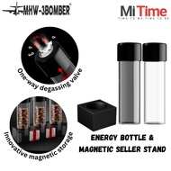 MHW-3BOMBER Energy Bottle & Magnetic Cellar Stand | 20–26g Single Dose Bean Storage | Airtight Modul