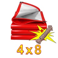 ผ้าใบ (มีตาไก่) ผ้าใบกันแดด ผ้าใบกันน้ำ ขนาด 2x2 2x3 2x4 3x4 3x5 4x5 เมตร กันแดด ผ้าใบกันฝน 100% ผ้า