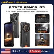 Ulefone Power Armor 16S Rugged Waterproof Smartphon NFC 16GB+128GB 50MP Camera 9600mAh Android 13 Ph