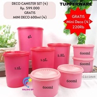 Tupperware/ Deco Canister/ Toples set