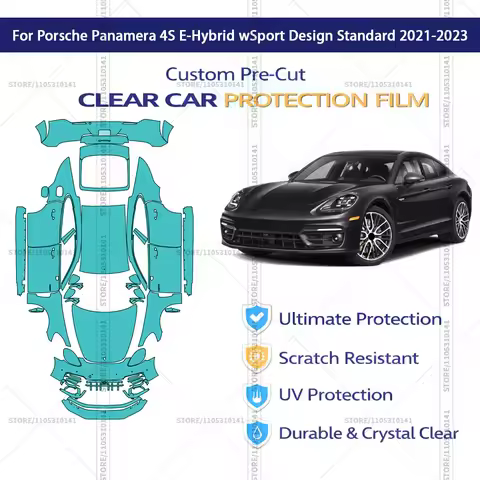 For Porsche Panamera 4S E-Hybrid wSport Design Standard 2021-2023 Pre-Cut Paint Protection Film PPF 