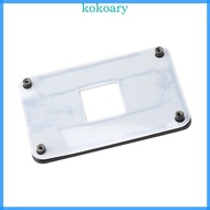 KOK Performances Metal Backplate Supporting AM4 B350 A320 B550M Boards for Optimal Thermals Manageme