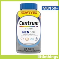 善存 - Silver銀裝 男士50+複合維他命片 （EXP 2027年） 275粒 [平行進口] 銀善存 中老年男性多種維生素 *不同包裝版本可能隨機出貨*