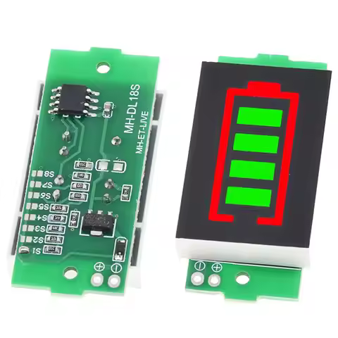 1/2/3/4/6/7/8S Lithium Battery Capacity Indicator Module LED Display Electric Vehicle Battery Power