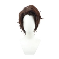 osseoca Aizen Sousuke Cos Wig Brown Hair 35cm 14inch (Aizen Sousuke-BRO)