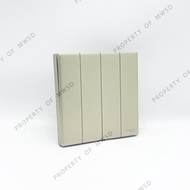 SCHNEIDER VIVACE E SWITCH 4 GANG 2 WAY WINE GOLD KBN3416_2_WG