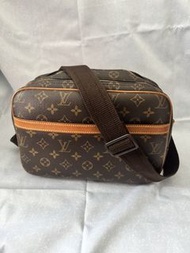 Louis Vuitton Monogram 斜孭袋．LV Canvas Reporter Bag 相機包📷．記者包．Reporter GM 大號．LV老花相機袋