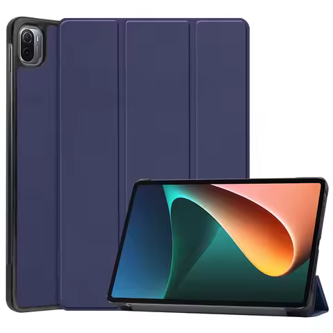 Funda For Xiaomi Pad 5 Case Trifold PU Leather Hard Stand Smart Cover For Coque Xiaomi Pad 5 Pro 11 
