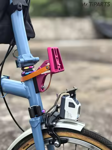 Front Raised Carrier Block Seat for Brompton bike A C P T G Line model bag