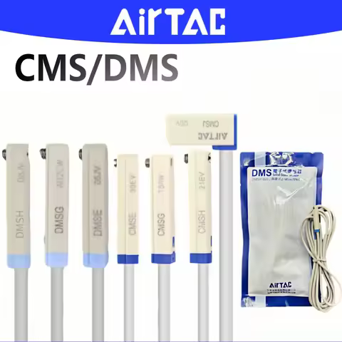 AIRTAC DMSH CMSG CMSJ CMSE NPN PNP Magnetic Switch Reed Sensor 2M 3M 5M Cable Cylinder Proximity Swi