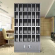 ST-🚢Staff Stainless Steel Cupboard Storage Cup Storing Compartment Holder Grid Cabinet Display Cabinet Cupboard Locker