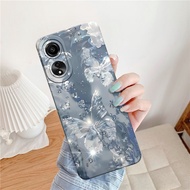 Oppo A78 4G 2023 Case - Butterfly Fashion Case - ZELORA - Oppo A78 4G Softcase - Oppo A78 4G Case - 