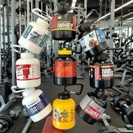 🆓FREE SPOON🆓 Big Size Protein Powder Bottle & Protein Powder Funnel/Container Keychain for GYM Buddy