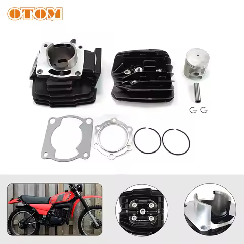 For YAMAHA DT175 MX175 STD 66mm Cylinder Kit Piston Ring Pin Gasket Engine Part Cylinder Head Cover 
