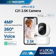 Xiaomi App | IMILAB C21 2.5K WiFi Plug-in Indoor Camera | Google Assistant & Alexa Voice Command