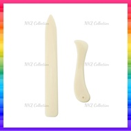 Bone Folder Tools, Leather Craft Tools, Folding Creasing Paper Bookbinding Tools (2pcs)