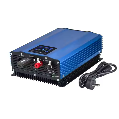 1200W Battery Discharge Power Mode Grid Tie Inverter with limiter,LCD display MPPT Solar Panel Grid