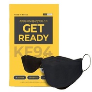 ‼現貨‼現貨‼現貨‼韓國Get Ready黑色口罩三層KF94防疫成人口罩(1套100個冇盒)