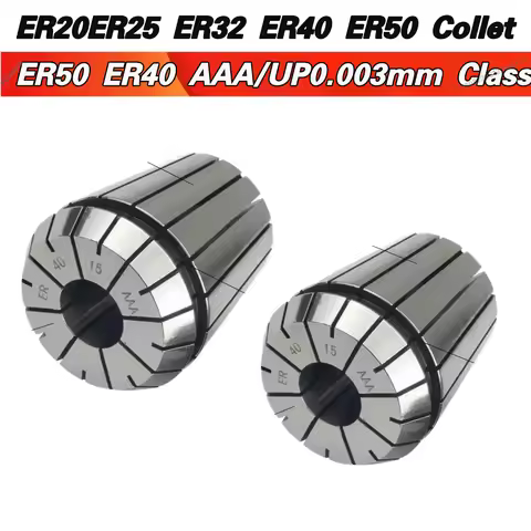 1PC ER50 ER40 ER32 ER25 AAA/UP High Precision 0.003mm Spring Collet Suitable Engraving Machine Spind