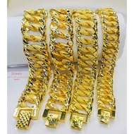 Sheen jewelry Centipede Bracelet 2.0cm Wide Korean Gold