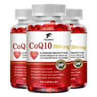 CoQ10 200 MG Capsules Active CoQ10 Ubiquinol Supplement for Antioxidant Heart Brain & Cellular Energ