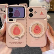 Case For IPhone 17 16 11 15 13 14 12 Pro Max XR X XS Max 7 8 Plus 17AIR Dopamine Fruit Frame Soft Co