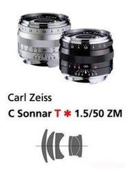 ＠佳鑫相機＠（全新品）Zeiss蔡司 ZM C-Sonnar T* 50mm F1.5(銀) Leica M用 公司貨