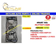 FS-TY071-SGR Top / Full Overhaul Set Toyota Avanza 1.5 F653 F654 / Toyota Vios 1.5 NSP151 2NR-FE