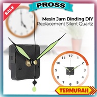MESIN Diy Wall Clock Machine Replacement Silent Movement Quartz Clock