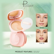 Pudaier Powder Foundation Waterproof Long Lasting Full Cover Matte Setting Powder