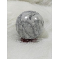 Cymbidium Jade Stone Ball With Base/52mm/兰花玉石球