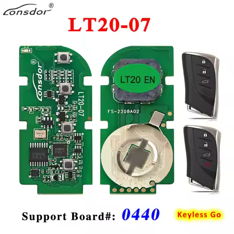 Lonsdor Smart Key LT20-07 312/314.3Mhz/433.58/434.42MHz with 8A Chip For Lexus LS500 LS500H ES300h E