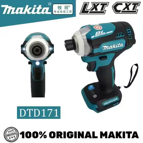 Makita DTD171 18V Cordless Brushless Electric Screwdriver Impact Driver Rechargeable Power Tool,wren