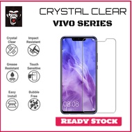 (BELI 2 PERCUMA 1) VIVO CRYSTAL CLEAR HD TEMPERED GLASS  Y15 Y12 Y17 V19 Y30 V20 X50 Y20 X60 V21 Y33