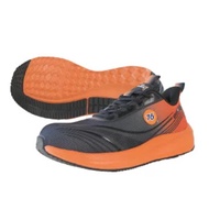 UNION76 Safety Shoes Lace-Up Safety Sneakers - Quick Slip-On, Orange