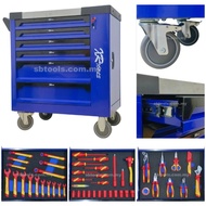XR TOOLS 49Pcs EV Cabinet Tool Set | VDE Insulated Tool Set | 1000V Drawer Set