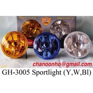 YIAND TB-3002 8.3CM / TB-3005 10CM UNIVERSAL CAR SPORT LIGHT (CLEAR/YELLOW,/BLUE/RAINBOW)