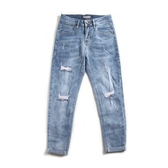 IZZVATI-Patch Jeans