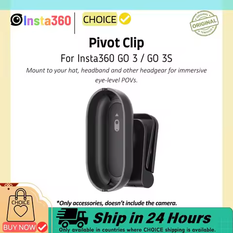 Insta360 GO 3S Pivot Clip 360 Degree Silicone Tilt Mount For Hat Headband Insta 360 GO 3 & GO3S Orig