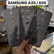TEMPERED GLASS ANTI SPY GLASS PRIVACY SCREEN PROTECTOR SAMSUNG A35 SAMSUNG A55/