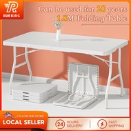 6Ft Foldable Banquet Table Event Catering Hall Buffet Heavy Duty Exhibition Dining Outdoor Folding T