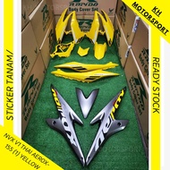 NVX155 (V1) RAPIDO COVERSET THAI AEROX-155 (1) [Yellow + Grey ]