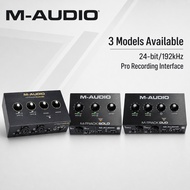 M-Audio M-Track Duo HD USB-C Audio Interface 24bit 192kHz 2in 2out XLR TRS