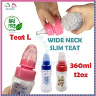 [1Bottle] Fiffy Baby Feeding Bottle (360ml) Botol Susu Kanak Kanak
