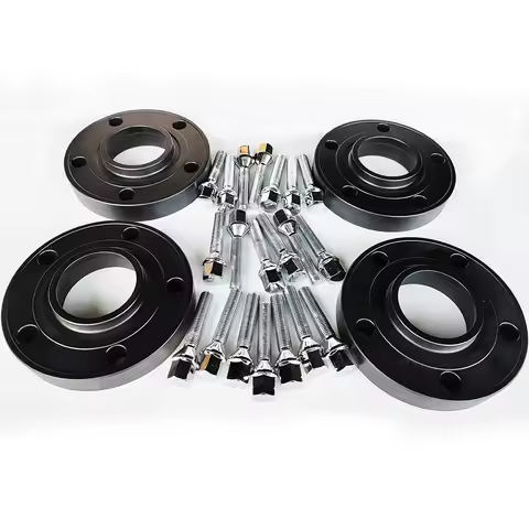 4PCS 0.8 inches 20mm thickness 6061-T6 Aluminum hub-centric 74.1 5X120 wheel Spacers  with bolts for